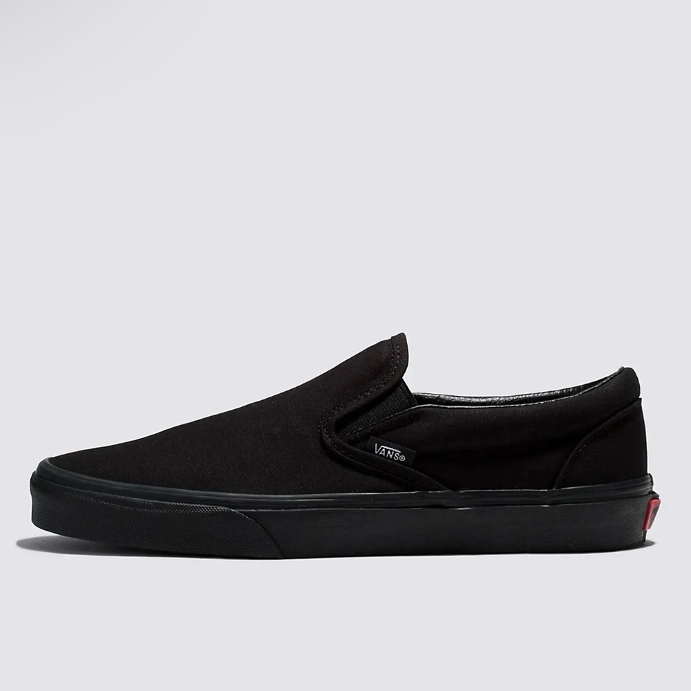 Vans All-Black Slip-On Shoes